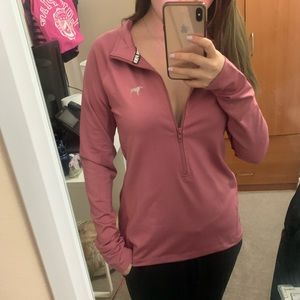 Victoria’s Secret Pink Mauve Quarter Zip M